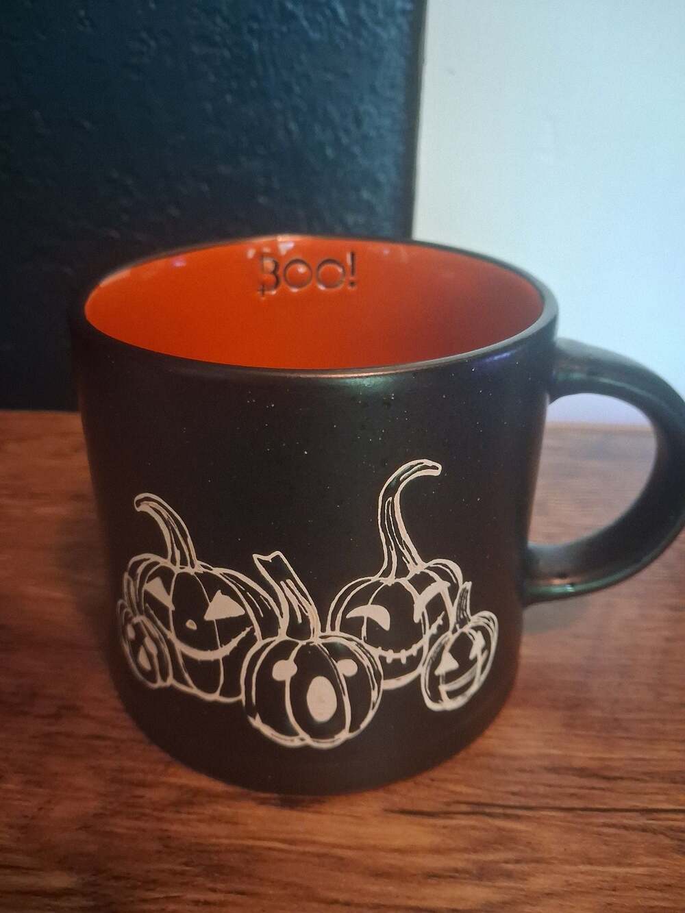Global Design Connections Halloween Jack-O-Lantern Pumpkin BOO! Coffee Mug